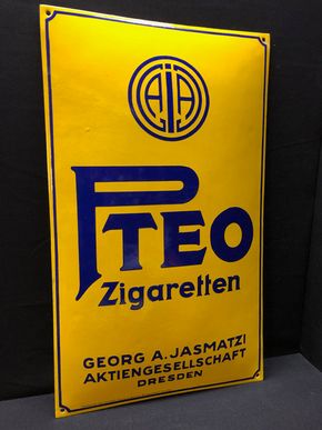 Pteo Zigaretten - Georg A. Jasmatzi Aktiengesellschaft Dresden (Um 1920)