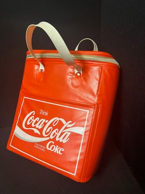 Trink Coca-Cola - Stylische Kühltasche Coke - 38 x 38 x 16 cm - D um 1960