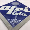 Afri Cola Raute als 3D geprägtes Blechschild mit Halterung -  D um 1950/60