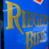Riegeler Bier - Meyer & Söhne Riegel in Baden (Emailleschild im originalen Metallrahmen)